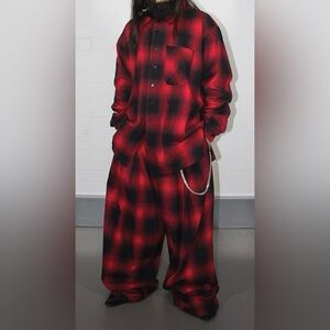 LUU DAN PLAID OUTFIT